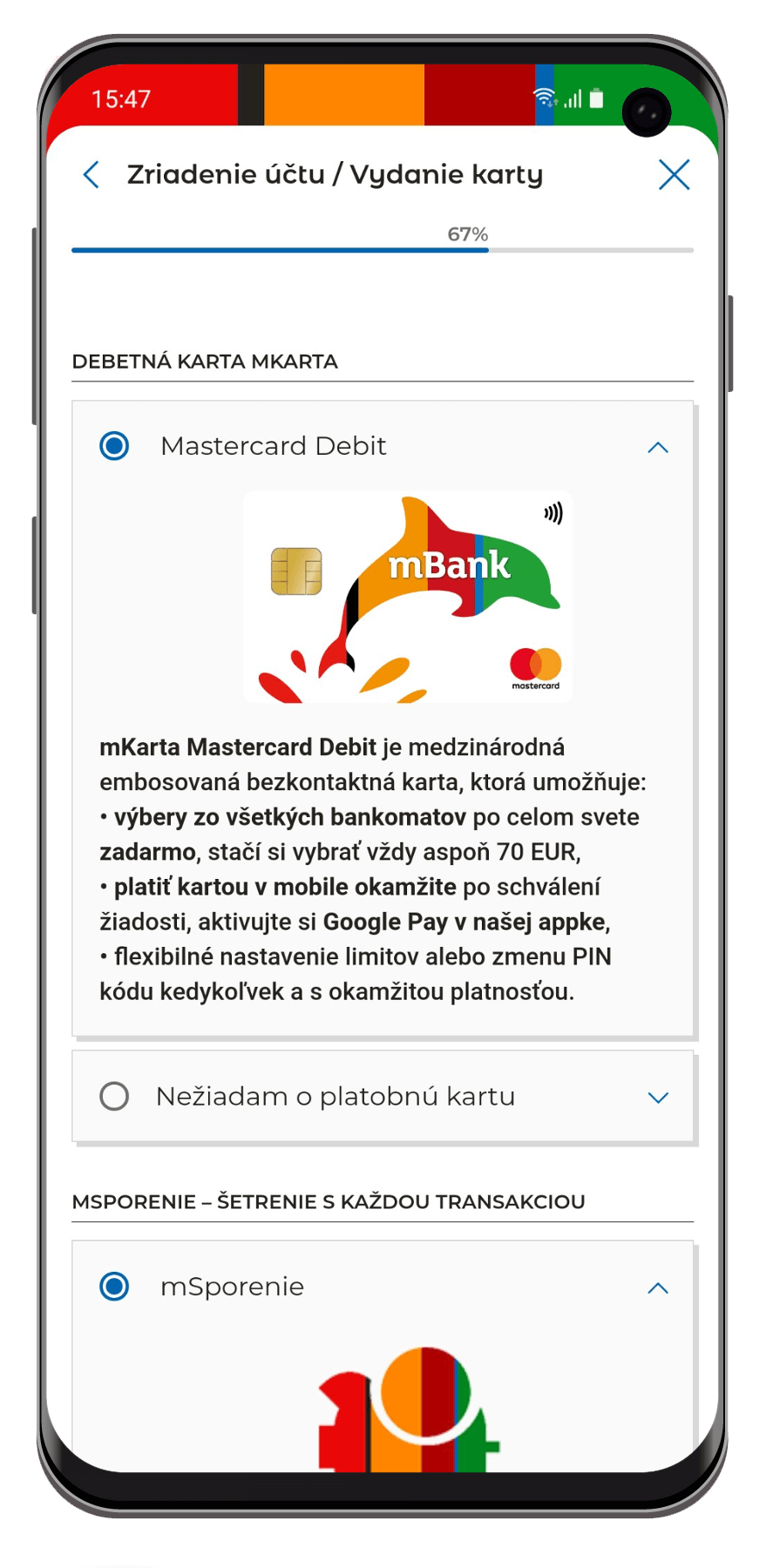 Až 4 sporiace účty